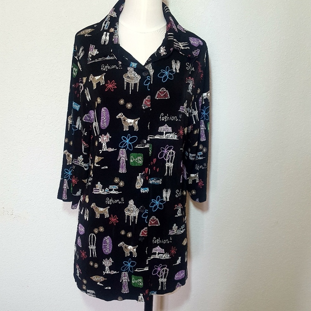 Vikke Vi | Button Down Shirt | X Large
